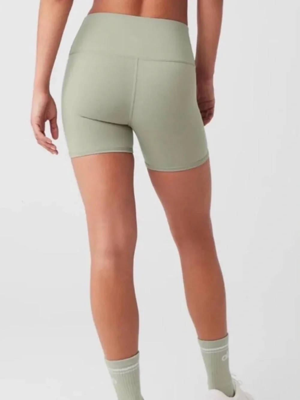 Alo 5” Airbrush high-waisted biker shorts